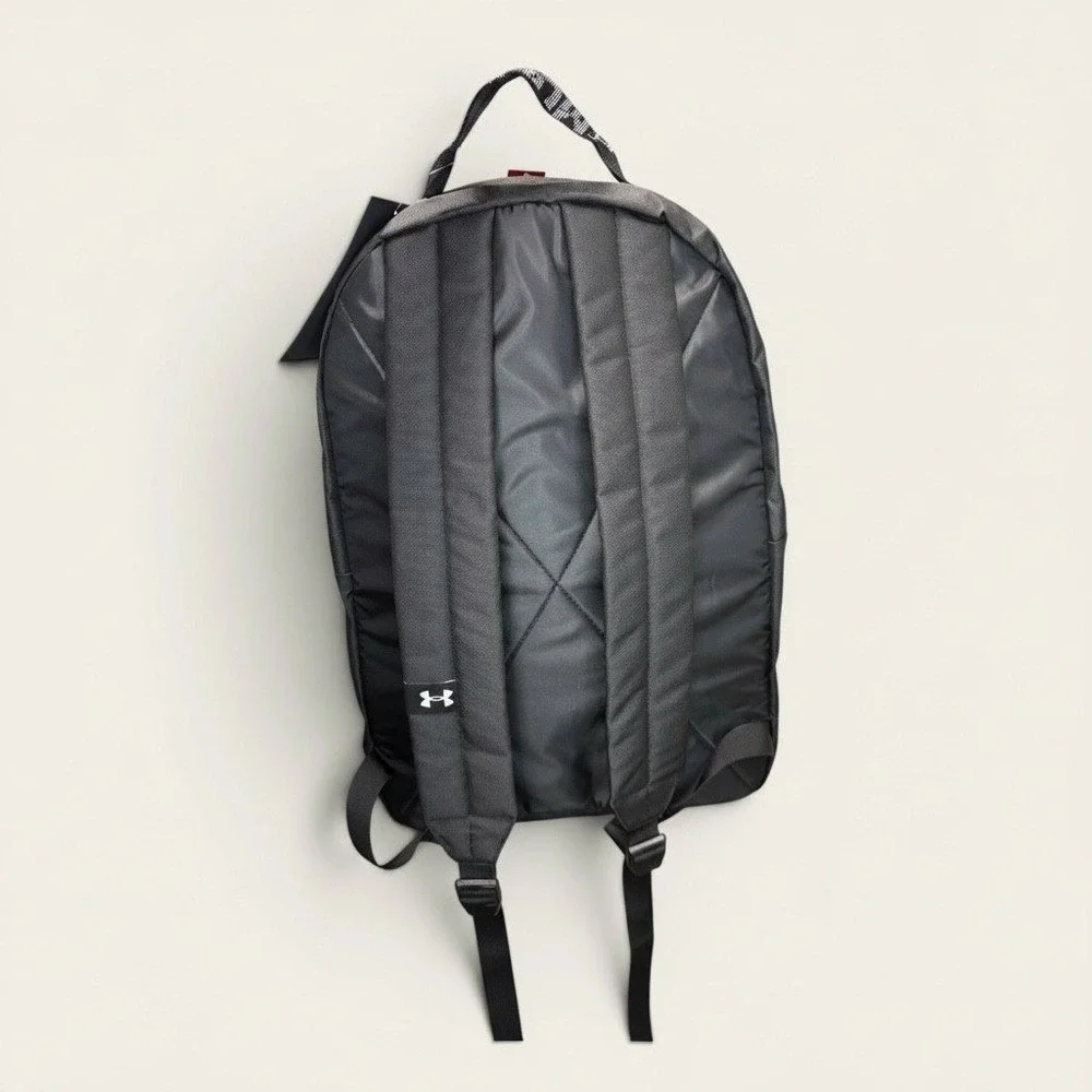 Under Armour Loudon Backpack Black White Water Resistant School Laptop Bag NEW